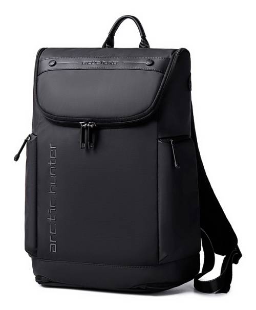 ARCTIC HUNTER τσάντα πλάτης B00465 με θήκη laptop 15.6", 25L, μαύρη B00465-BK