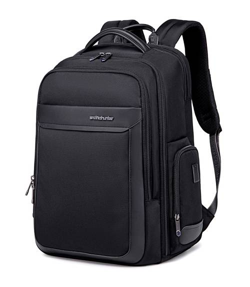 ARCTIC HUNTER τσάντα πλάτης B00544 με θήκη laptop 17", 40L, USB, μαύρη B00544-BK