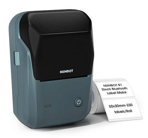 NIIMBOT smart θερμικός εκτυπωτής ετικετών B1, 203dpi, Bluetooth, μπλε B1-BL