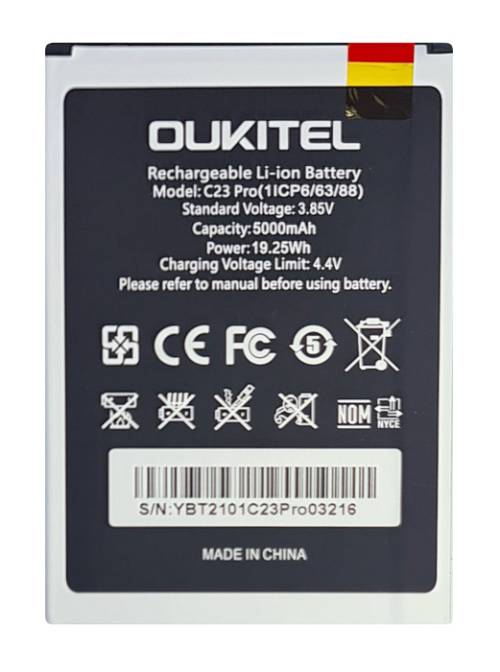 OUKITEL μπαταρία για smartphone C23 Pro BAT-C23PRO