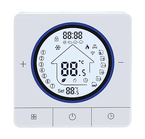 Smart θερμοστάτης αερίου BHT-800WM-GCLW, WiFi, επιτοίχιος, λευκός BHT-800WM-GCLW