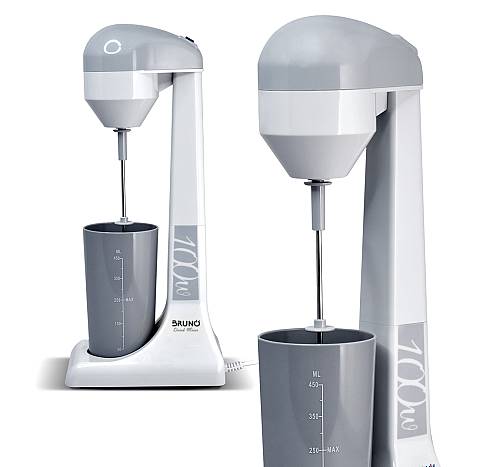 BRUNO φραπεδιέρα επιτραπέζια BRN-0182 100W με δοχείο 450ml, λευκή-γκρι BRN-0182