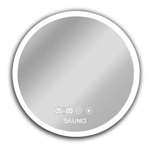 BRUNO καθρέφτης μπάνιου LED BRN-0200, στρόγγυλος, 24W, Φ70cm, IP67 BRN-0200