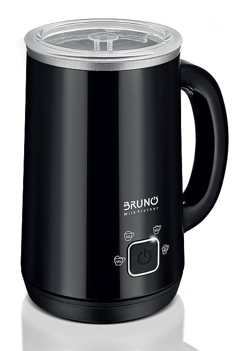 BRUNO συσκευή 4 σε 1 για ζεστό-κρύο αφρόγαλα BRN-0204, 280ml, 500W, ILAG επίστρωση, OTTER controler, μαύρη BRN-0204