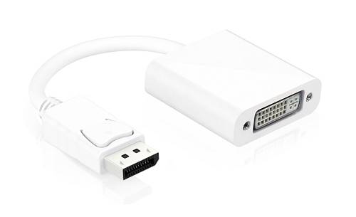 POWERTECH αντάπτορας DisplayPort σε DVI 24+5 CAB-DP005, 0.20m, λευκός CAB-DP005