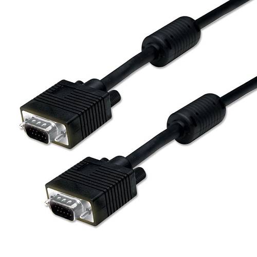 POWERTECH καλώδιο VGA CAB-G010, Full HD, CCS, 3+6, 20m, μαύρο CAB-G010