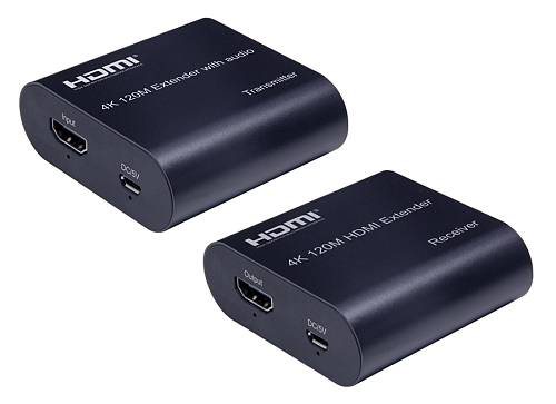 POWERTECH HDMI video extender CAB-H075 μέσω καλωδίου RJ45, 4K, 120m CAB-H075
