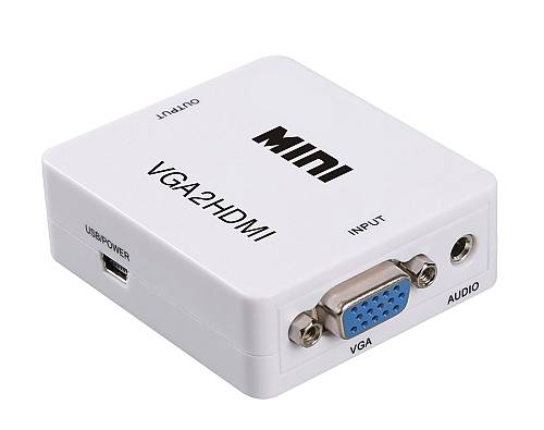 POWERTECH Video Converter VGA & 3.5mm Audio σε HDMI CAB-H107, Full HD CAB-H107