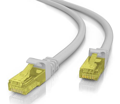 POWERTECH καλώδιο δικτύου CAB-N262, Cat 5e U/UTP, copper, 0.5m, γκρι CAB-N262