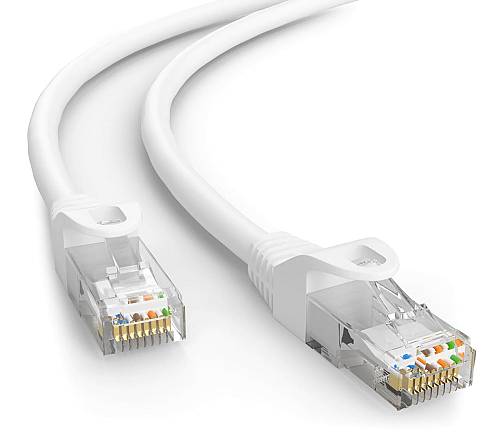 POWERTECH καλώδιο δικτύου CAB-N377, Cat 6 U/UTP, CCA, 250Hz, 0.25m, λευκό CAB-N377
