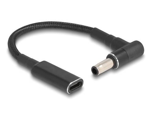 POWERTECH καλώδιο τροφοδοσίας CAB-UC066, USB-C σε Samsung 5.5x3mm, μαύρο CAB-UC066