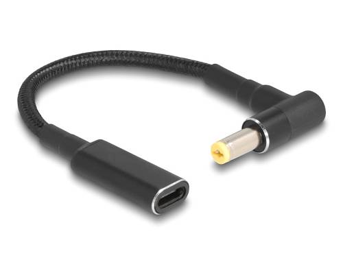 POWERTECH καλώδιο τροφοδοσίας CAB-UC070, USB-C σε Acer 5.5x1.7mm, μαύρο CAB-UC070