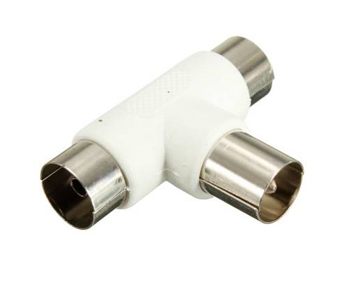 POWERTECH αντάπτορας για κεραία αρσενικό σε 2x θηλυκό CAB-V009, 5τμχ CAB-V009