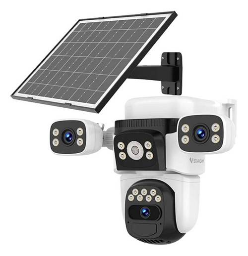 VSTARCAM smart ηλιακή κάμερα CB621SR, triple lens, 2MP, WiFi, SD, PTZ, IP66 CB621SR