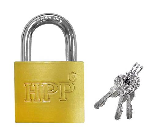 HPP λουκέτο πέταλο με κλειδί CTL-0041, 32mm, μεταλλικό CTL-0041