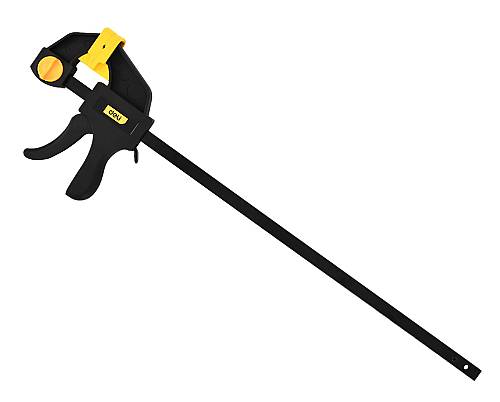 DELI σφιγκτήρας σκανδάλης DL110118 με μέγιστο άνοιγμα 450mm, μαύρος DL110118