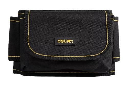 DELI εργαλειοθήκη μέσης DL5864, υφασμάτινη, 60x14.5x5cm, μαύρη DL5864