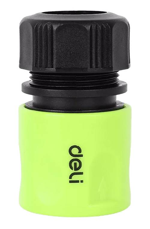 DELI ταχυσύνδεσμος για λάστιχο DL8793 με water stop, 1/2", πράσινος DL8793