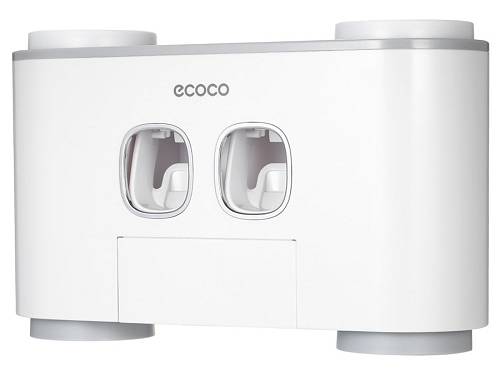 ECOCO Διανεμητής οδοντόκρεμας με βάσεις οδοντόβουρτσας και ποτήρια E1802 E1802