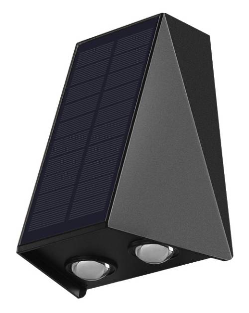 POWERTECH LED ηλιακό φωτιστικό τοίχου HLL-0129, 1.5W, 6500K, 1300mAh HLL-0129