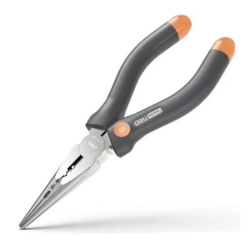 DELI μυτοτσίμπιδο HT2106C με αντιολισθητικές λαβές, 170mm HT2106C