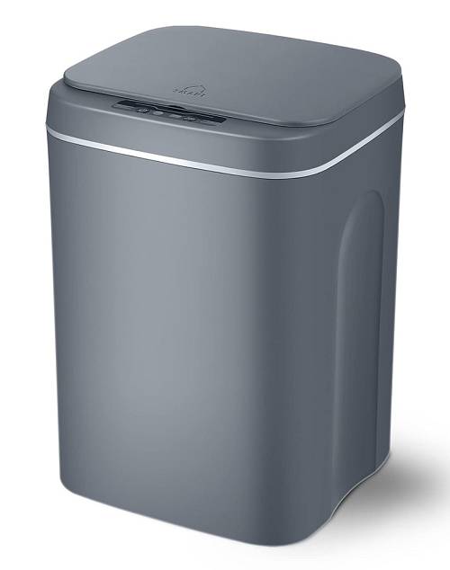 HOME USE κάδος απορριμμάτων HUH-0190 με φωτοκύτταρο, 14lt, γκρι HUH-0190