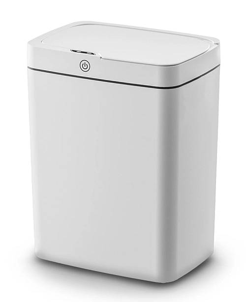 HOME USE κάδος απορριμμάτων HUH-0253 με φωτοκύτταρο, 13lt, λευκός HUH-0253