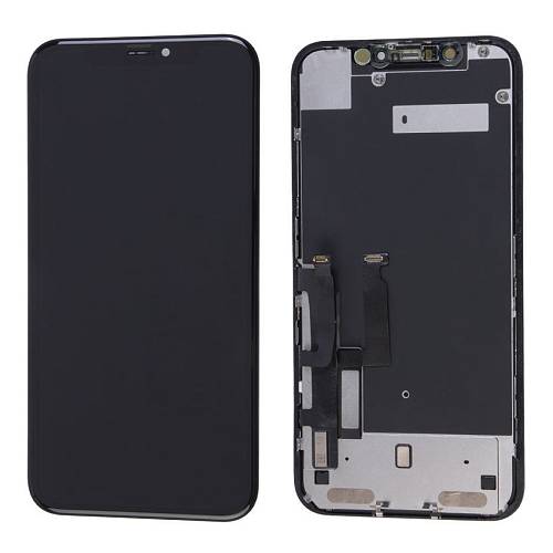 TW INCELL LCD ILCD-018 για iPhone 11, camera-sensor ring, earmesh, μαύρη ILCD-018