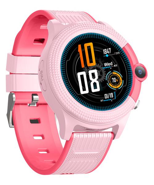 INTIME GPS smartwatch για παιδιά IT-053, 1.28", camera, 4G, IPX7, ροζ IT-053
