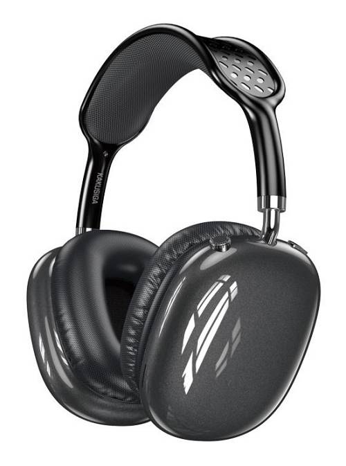 KAKUSIGA headphones KSC-1466, ασύρματα & ενσύρματα, micro SD, 40mm, 400mAh, μαύρα KSC-1466-BK