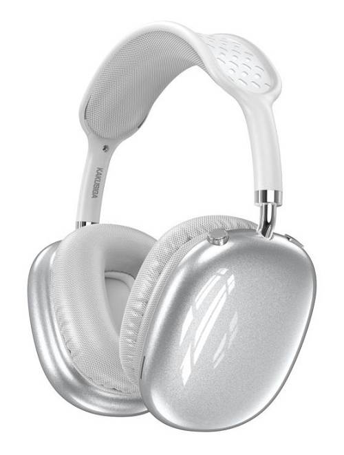 KAKUSIGA headphones KSC-1466, ασύρματα & ενσύρματα, micro SD, 40mm, 400mAh, ασημί KSC-1466-SL