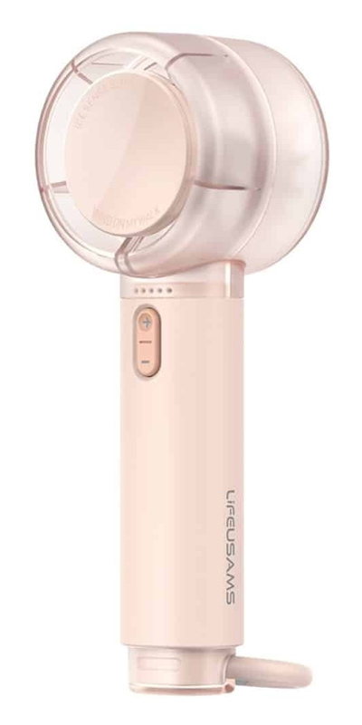 USAMS φορητός ανεμιστήρας LU01 με 5 ταχύτητες, 2000mAh, ροζ LU01FS03