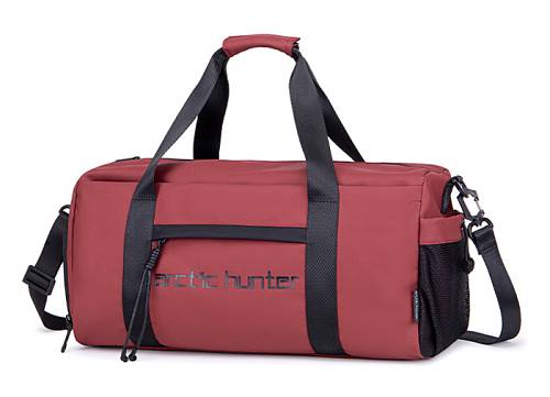 ARCTIC HUNTER τσάντα ταξιδίου LX00537 με θήκη παπουτσιών, 25L, κόκκινη LX00537-RD