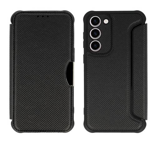 POWERTECH θήκη Razor Carbon MOB-1907 για Samsung Galaxy S23, μαύρη MOB-1907