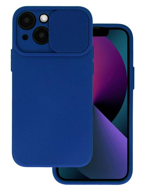 POWERTECH Θήκη Camshield Soft MOB-1937 για iPhone 14 Plus, μπλε MOB-1937