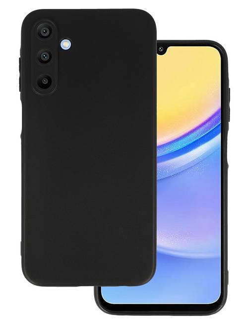 POWERTECH θήκη MATT MOB-1971 για Samsung Galaxy A15 4G/5G, μαύρη MOB-1971