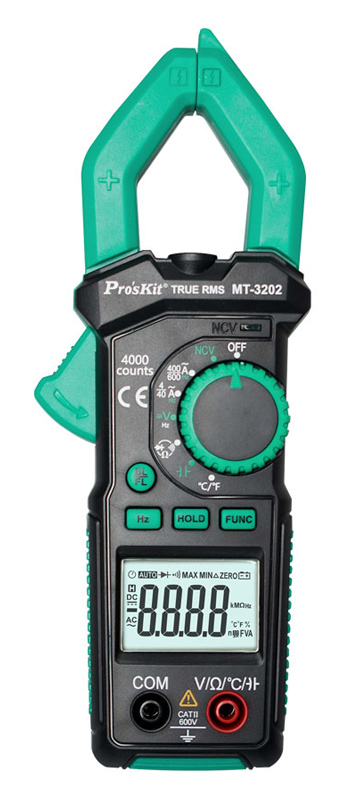 PROSKIT ψηφιακή αμπεροτσιμπίδα MT-3202, 600A AC, NCV, True RMS MT-3202