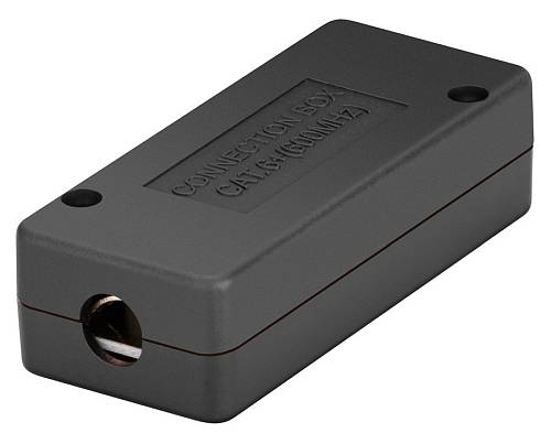 POWERTECH κυτίο σύνδεσης καλωδίων δικτύου NETW-0051, CAT 6/CAT 7, 600MHz, μαύρο NETW-0051