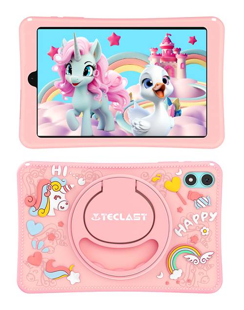 TECLAST tablet P85 Kids, 8", 3/64GB, Android 15, 5000mAh, ροζ P85KIDS-PK