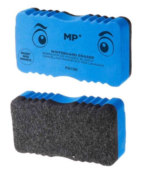 MP μαγνητικός σπόγγος ασπροπίνακα PA196, 14.5x7cm, διάφορα χρώματα PA196
