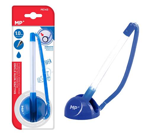 MP στυλό διαρκείας με βάση PE143, 1mm, μπλε PE143
