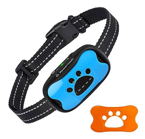 POWERTECH ηλεκτρικό κολάρο εκπαίδευσης σκύλου PT-1397 για αποτροπή γαυγίσματος PT-1397