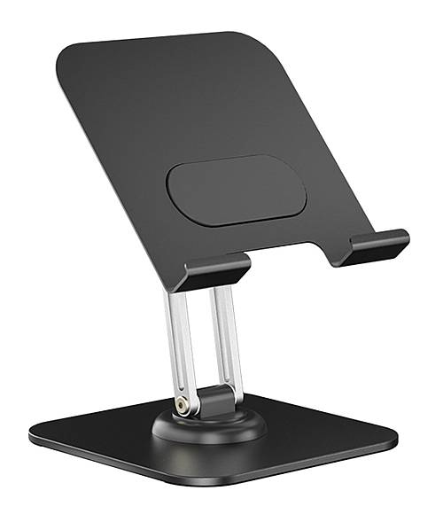 POWERTECH επιτραπέζια βάση για tablet PT-1494, περιστρεφόμενη, foldable, μαύρη PT-1494