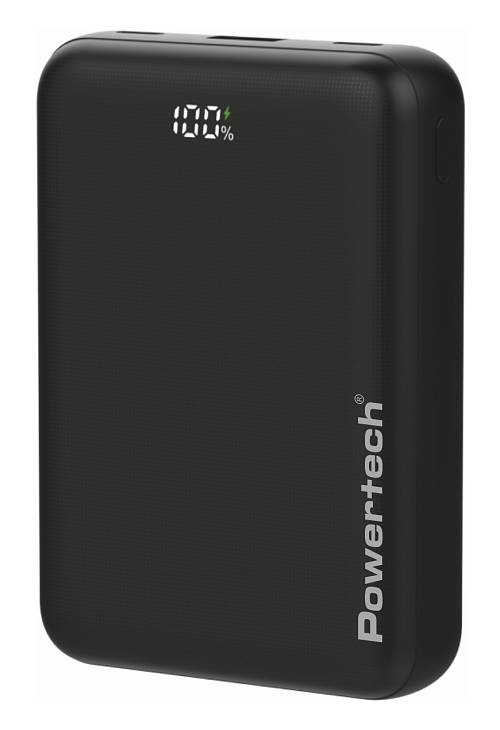 POWERTECH power bank PT-1503 με οθόνη, 20000mah, 22.5W, μαύρο PT-1503