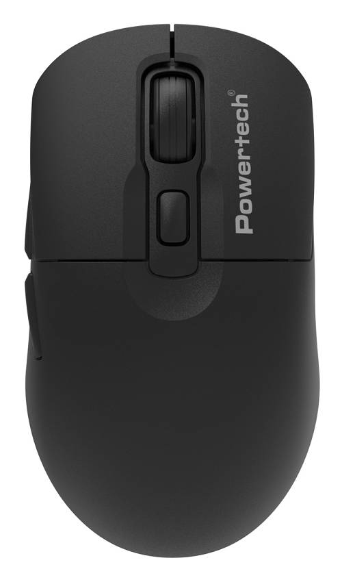 POWERTECH ασύρματο ποντίκι PT-1542, 2.4GHz, έως 5000DPI, αθόρυβο, μαύρο PT-1542