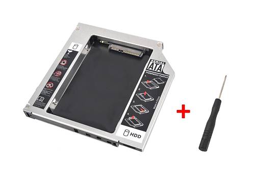 Θήκη σκληρού δίσκου HDD & SSD 2.5" PT-242, SATA, με ύψος 12.7mm PT-242