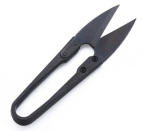 Κοφτάκι πετονιάς και κλωστών PT-858, μεταλλικό, μαύρο PT-858