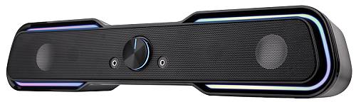 POWERTECH gaming soundbar PT-974, 10W RMS, Bluetooth, 3.5mm, RGB, μαύρο PT-974