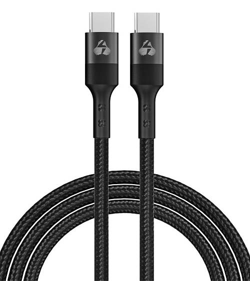 POWERTECH καλώδιο USB-C PTR-0131, PD 60W, copper, 60cm, μαύρο PTR-0131