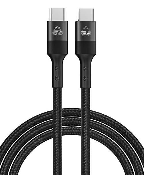 POWERTECH καλώδιο USB-C PTR-0133, PD 100W, copper, 60cm, μαύρο PTR-0133